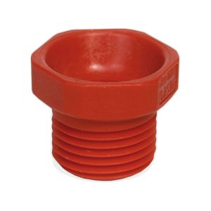 MUNSTYCKSMUTTER RÖD PVC