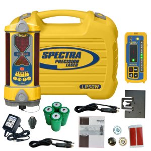 Spectra LR50W Maskinmottagare + Hyttdisplay RD20 + Battier + Laddare + Väska