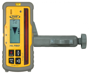 Spectra HL760 Lasermottagare Med Radio + Hållare