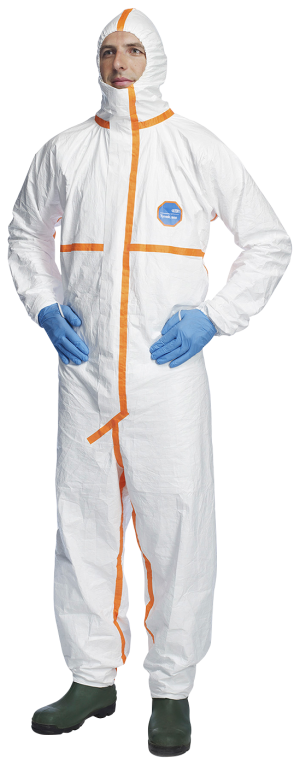 KORTTIDSOVERALL TYVEK 800J TJ0198TWHPI VIT M