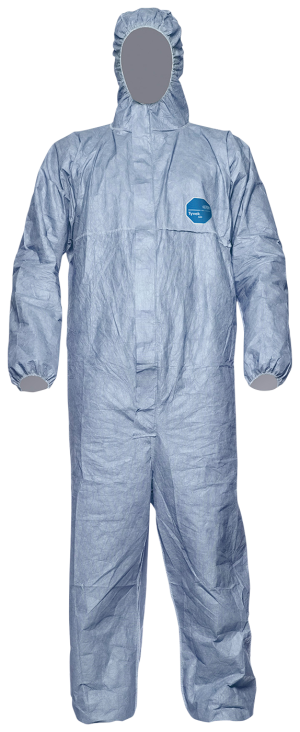 KORTTIDSOVERALL TYVEK 500 XPERT TYCHF5SBU00 BLÅ XXL