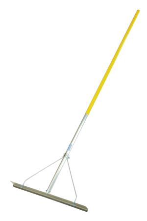 Asfaltsraka Med Aluminiumskaft & Aluminiumblad (J -Profil) Komplett