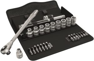 WERA spärrnyckelsats 1/2″ (Spärrnyckelsats typ: Push 76T)