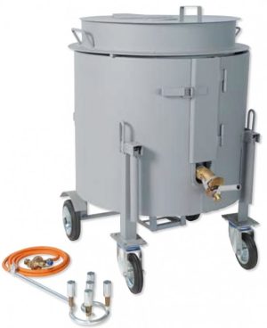 ASFALTGRYTA 65 LITER KOMPLETT MED BRÄNNARE +TAPPKRAN + GASOLSLANG & REGULATOR
