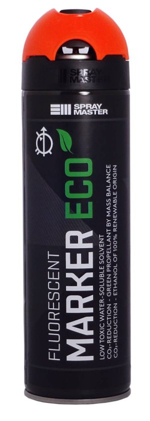 MÄRKFÄRG ECO FLUORESCENT ORANGE SPRAYMASTER AEROSOL 500ML