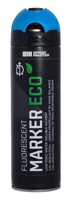 MÄRKFÄRG MARKER ECO FLUORESCENT BLÅ 500ML