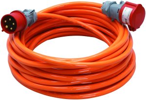 MOTORKABEL BYGG-STRÖM H07BQ-F 5G6 IP44 32A/400V ORANGE 20M