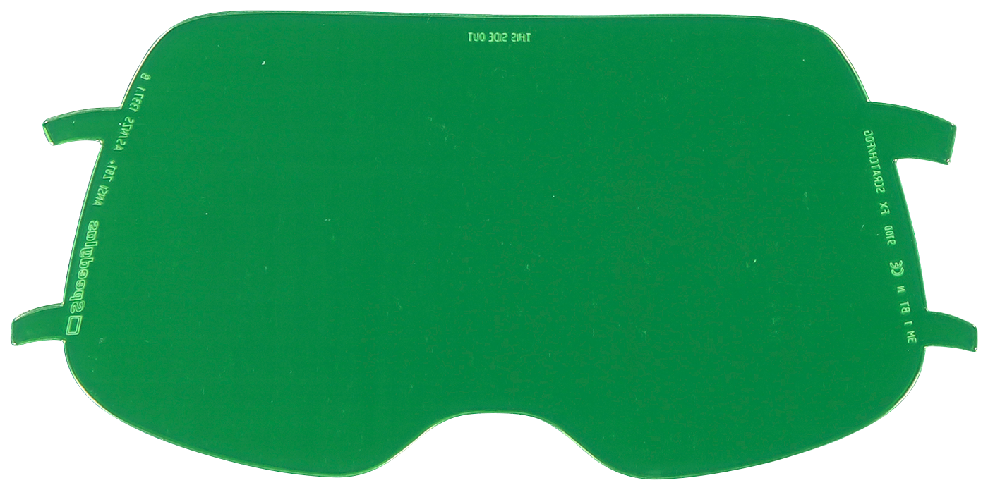 Visirglas imbehandlat 9100 FX