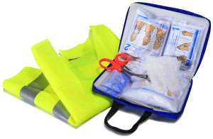 Första Hjälpen-Kudde AKLA First Aid Kit Flex inkl varningsväst