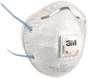 Filtrerande halvmask 3M 8822 FFP2V